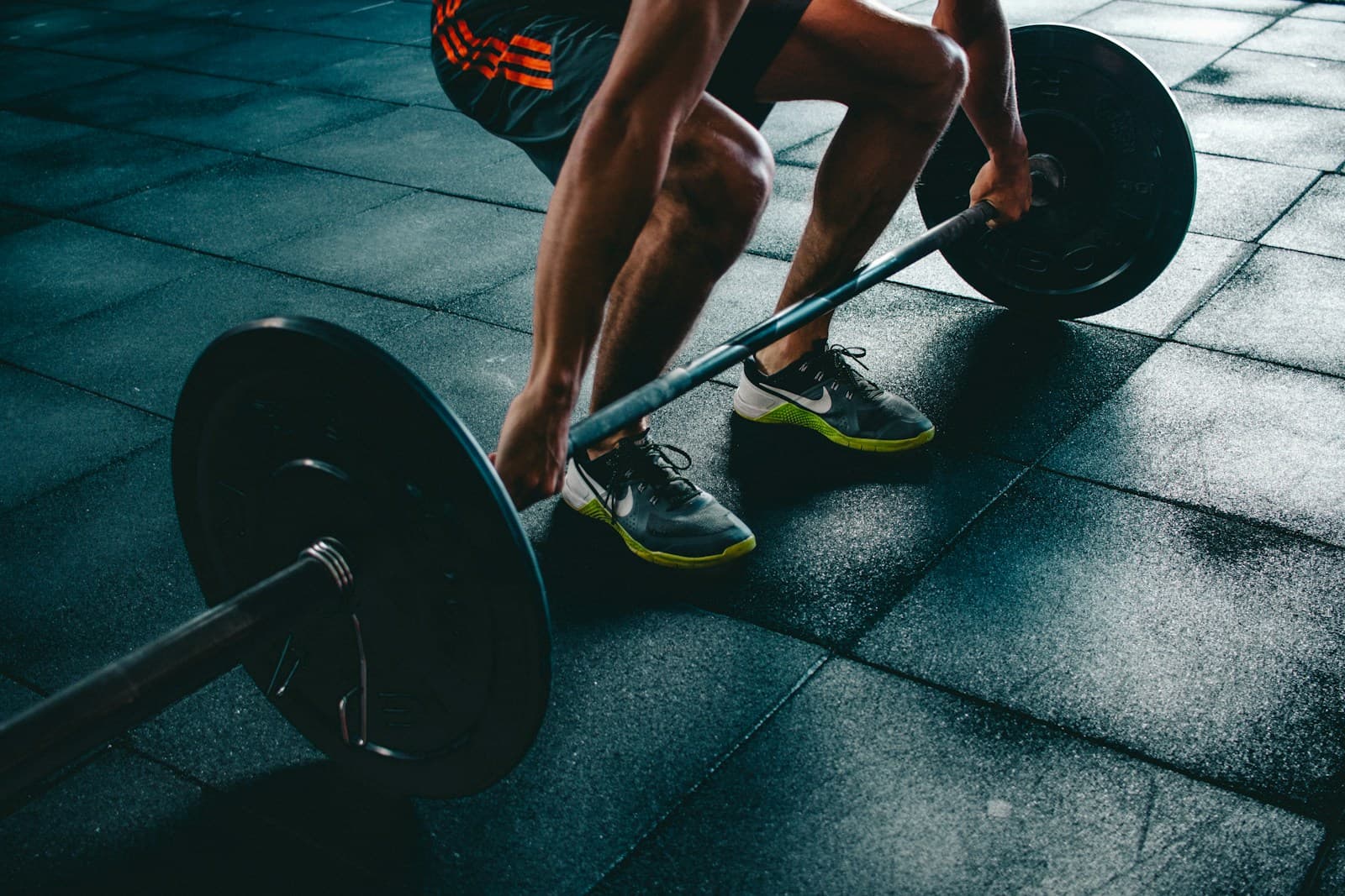 Atleet tijdens een intensieve training